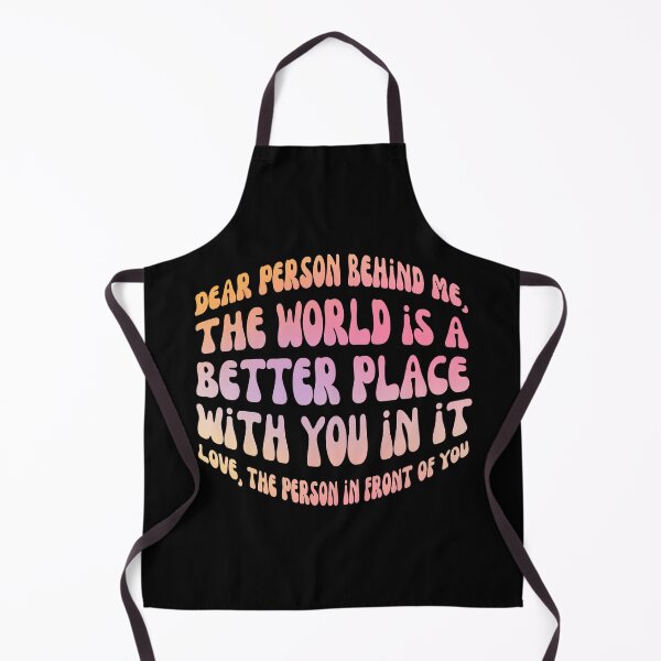 Item preview, Dear person behind me - retro pastel gradient designed and sold by EvergreenWhimsy.