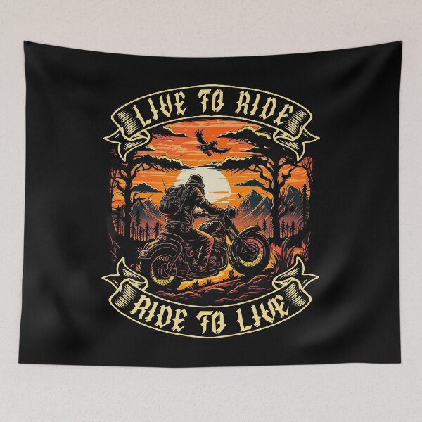 Item preview, Live To Ride, Ride To Live Biker designed and sold by druckfun.