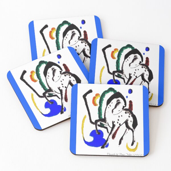 Item preview, Famous Artist: Franz Marc - Gouache (1912) designed and sold by mturns57.