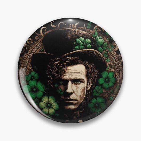 Item preview, Luck O' The Irish: Irishman with Top Hat and Shamrocks designed and sold by francodelgrando.