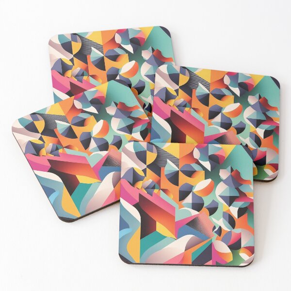 Item preview, Abstract colorful art painting vector art designed and sold by Kenneth Heiss.