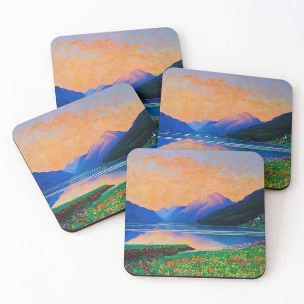 Item preview, Wildflowers on the Fjord Shoreline designed and sold by ElLocoMus.