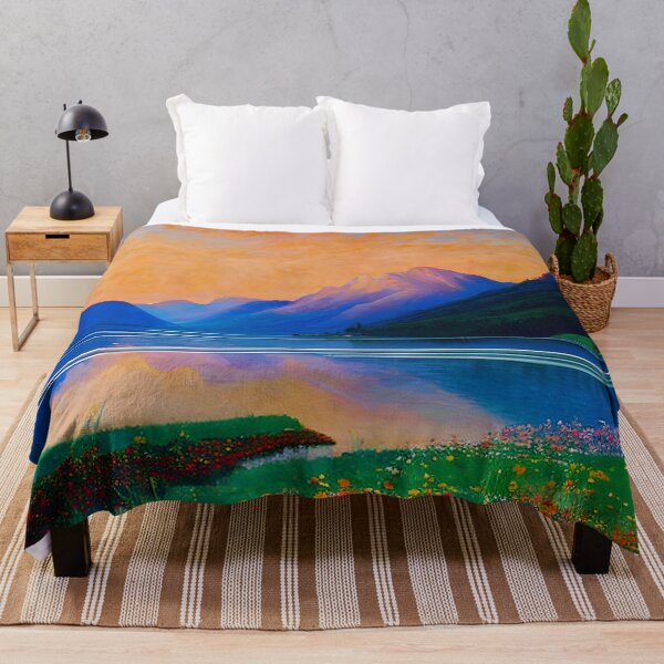 Item preview, Wildflowers on the Fjord Shoreline designed and sold by ElLocoMus.