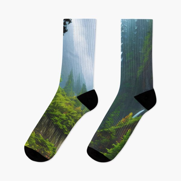 Item preview, The Perfect Harmony of Nature and the Cosmos: A Mountain Waterfall and Starry Night designed and sold by D3monic.