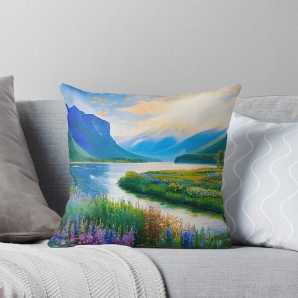 Item preview, Fjord and Field in Pastel Hues designed and sold by ElLocoMus.
