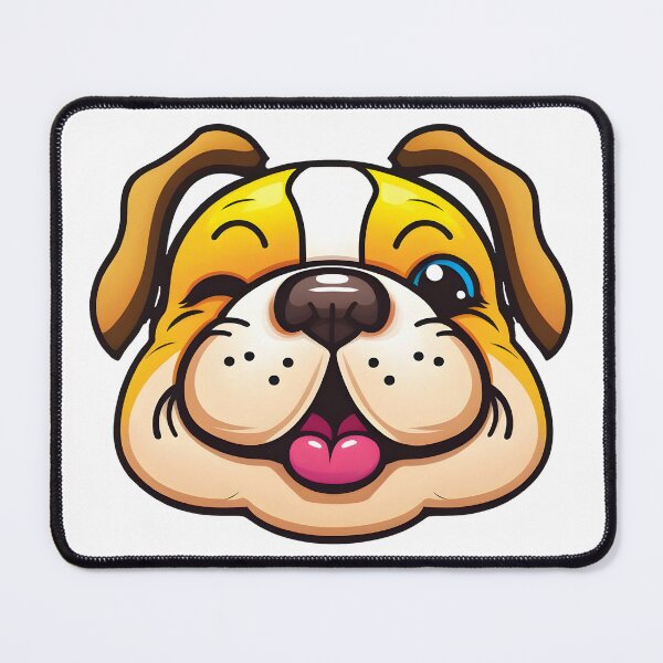 Item preview, Happy Bulldog Face Expression designed and sold by CrosstheWorlds.