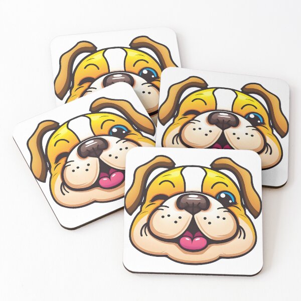 Item preview, Happy Bulldog Face Expression designed and sold by CrosstheWorlds.