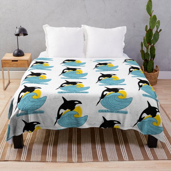 Item preview, Life is better with orcas designed and sold by Manar Altaweel.