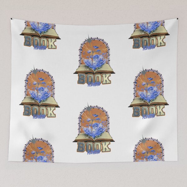 Item preview, flowers growing from book designed and sold by M4Dbrand.