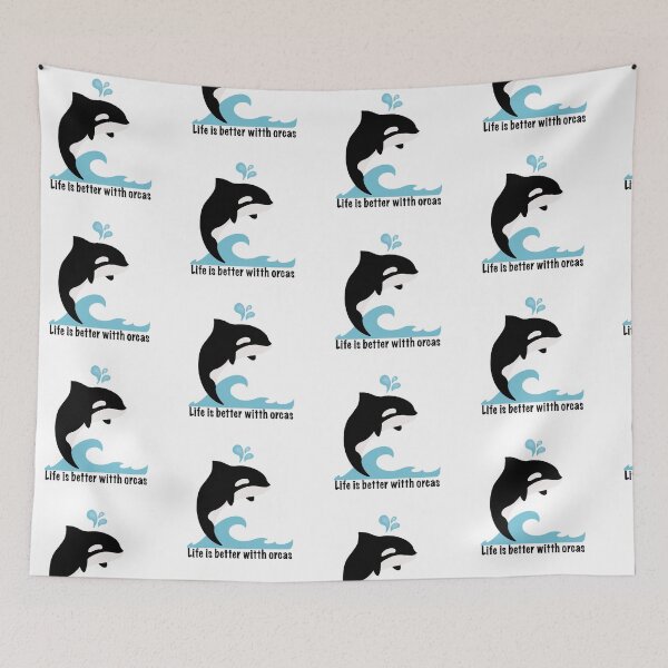 Item preview, Life is better with orcas  designed and sold by Manar Altaweel.