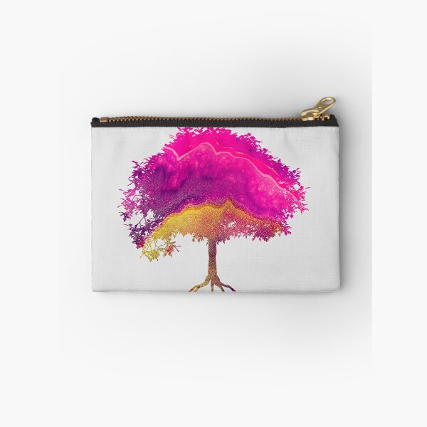 Item preview, Radiant Eclipse Tree  - Original Fluid Acrylic Abstract Painting designed and sold by lumino-one.