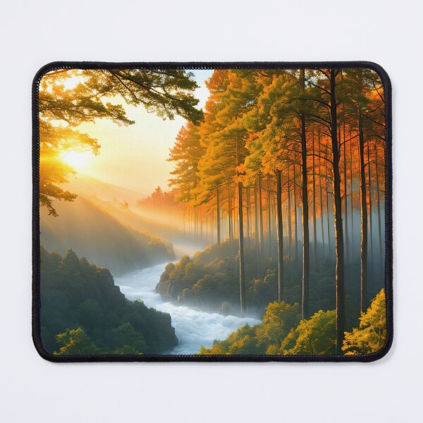 Item preview, The Warm Golden Glow of Sunrise: A Forest Scene designed and sold by D3monic.