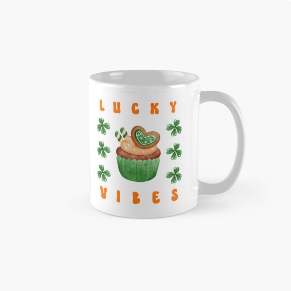 Item preview, St. Patrick's Day - Lucky Vibes - Cupcake designed and sold by TasimaDesign.