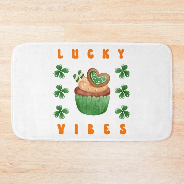 Item preview, St. Patrick's Day - Lucky Vibes - Cupcake designed and sold by TasimaDesign.