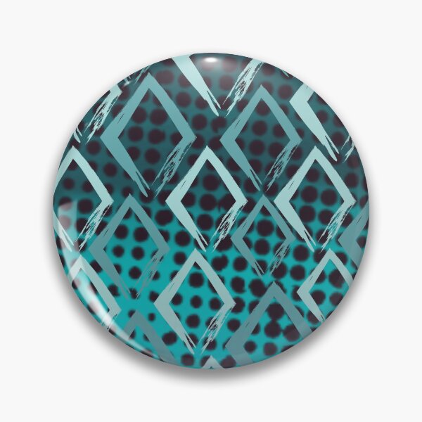 Item preview, Teal diamond shapes designed and sold by TenderSoar.