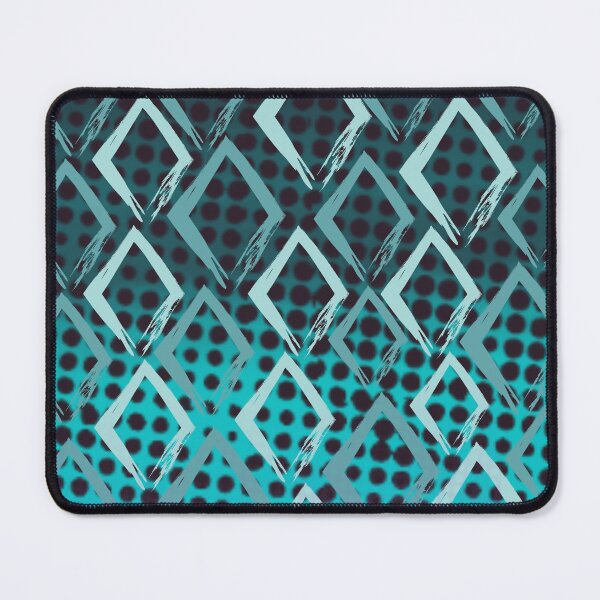 Item preview, Teal diamond shapes designed and sold by TenderSoar.