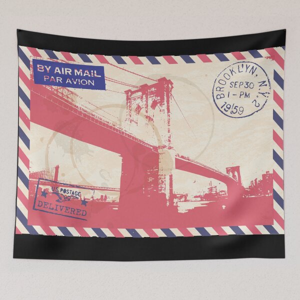 Item preview, BKLYN AIR MAIL designed and sold by Stanley Lambert.