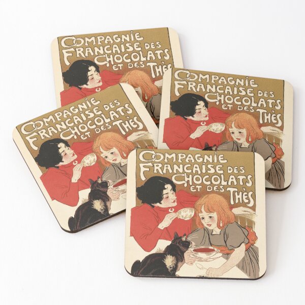 Item preview, Vintage poster. Compagnie françacise des chocolats et des thes designed and sold by likiska.