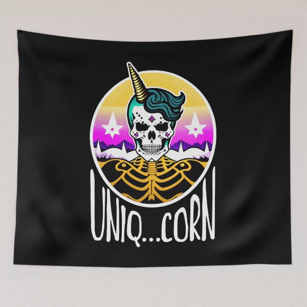 Item preview, Dia de los muertos UniqCorn Skeleton...V01" designed and sold by CreArtorium.