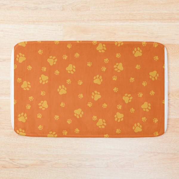 Item preview, Paw Print Playtime - Orange designed and sold by Searay-Art-Co.