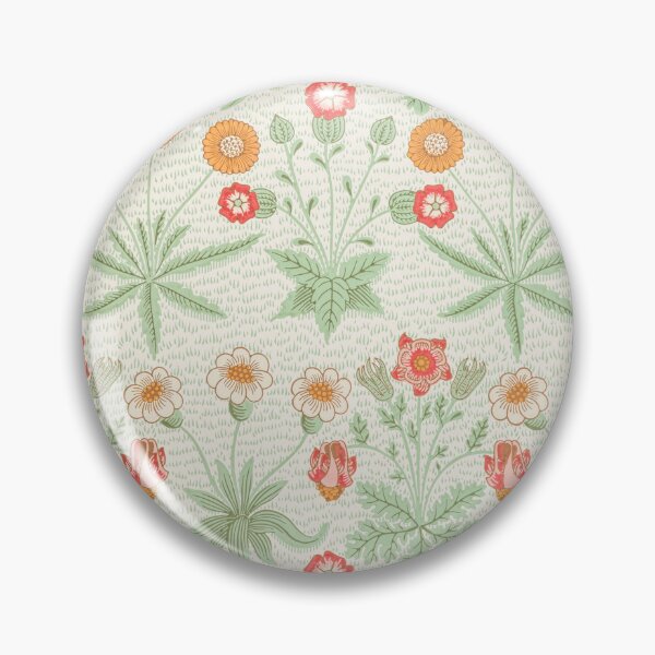 Item preview, William Morris Daisy Coral Vintage Pattern designed and sold by Pretty  Pixel.