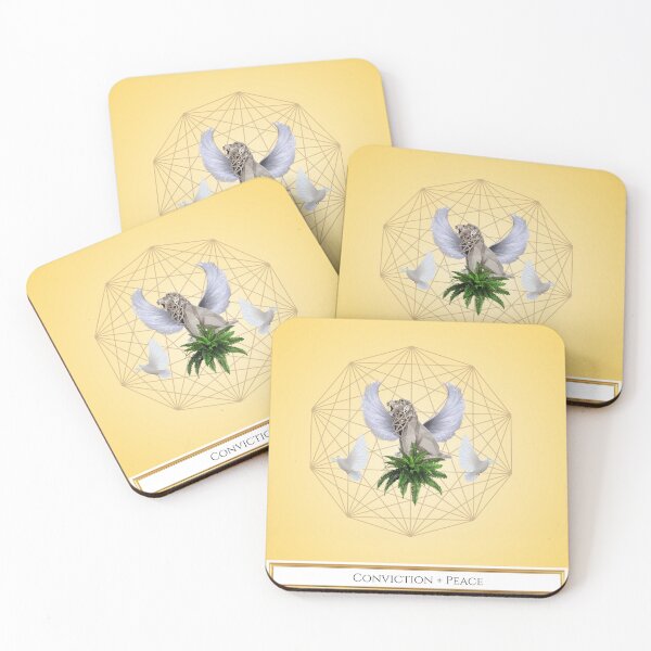 Item preview, Conviction + Peace designed and sold by Make Believe Works.
