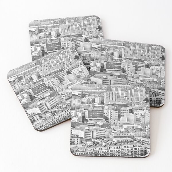 Item preview, Geometric city shapes, Graz, grayscale designed and sold by paulboizot.