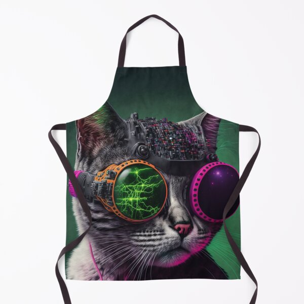 Item preview, Concept Art-Enhanced Cat Cyborg designed and sold by letsgetinspired.