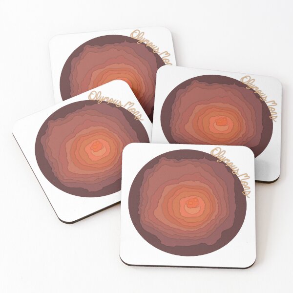 Item preview, Olympus Mons Paper Cutout Topographic Map designed and sold by 1701-Z.