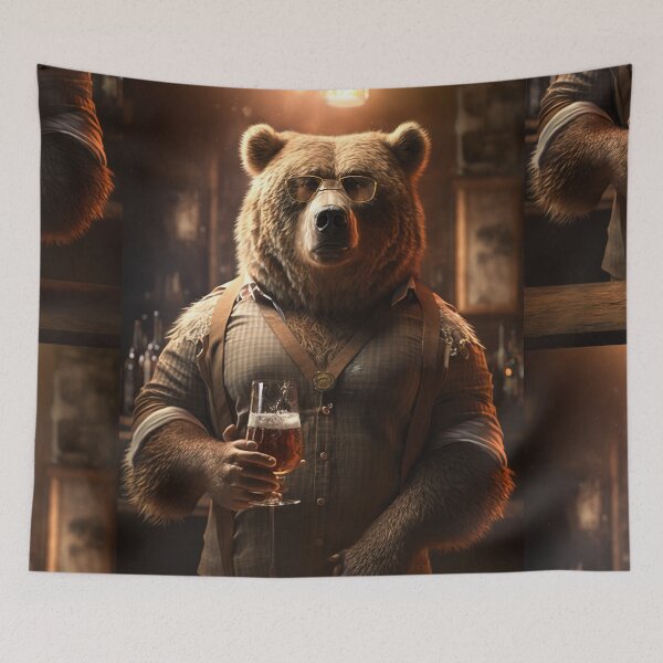 Item preview, Bear-y Cheerful: Celebrating Corporate Wins with Wine designed and sold by creative-maxim.