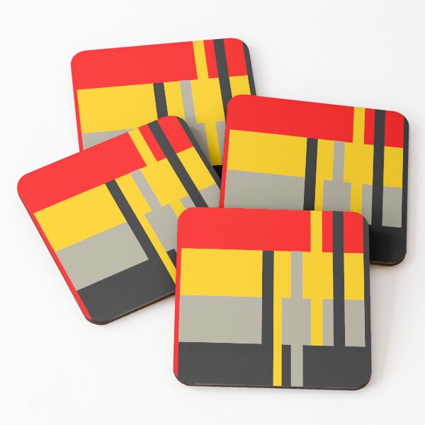 Item preview, Mondrian Lines and block colours designed and sold by James Booth.