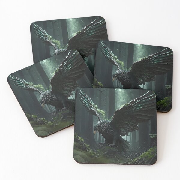 Item preview, Mystical eagle in the forest designed and sold by SMILE88.