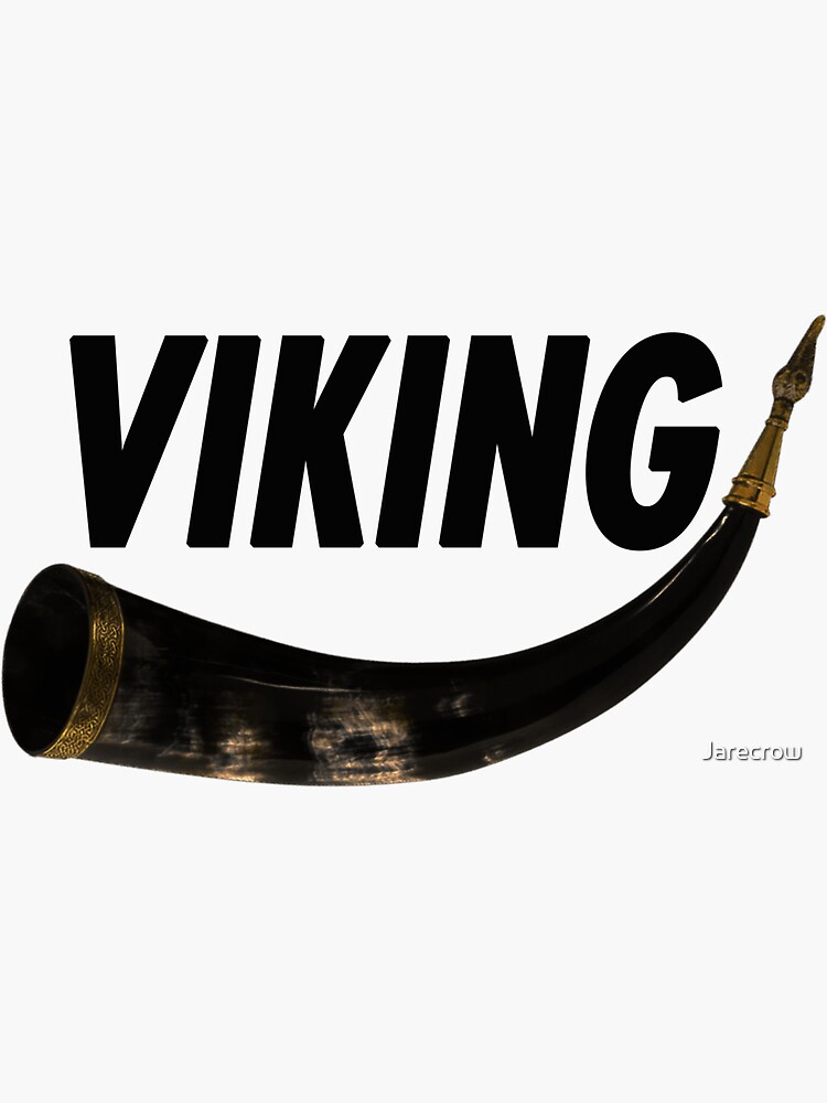 "Viking Horn" Sticker for Sale by Jarecrow Redbubble