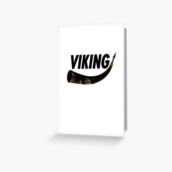 Viking Horn Greeting Card