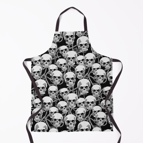 Item preview, Retro Monochrome Skulls designed and sold by Fine Prints.