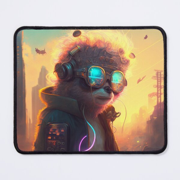 Item preview, Sunny the Cyberpunk Sloth designed and sold by OffbeatCurious.
