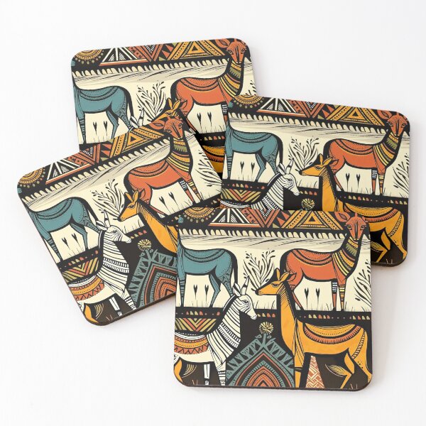 Item preview, African ethno gazelles designed and sold by WildlifeSafari.