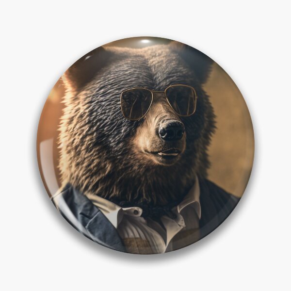 Item preview, Raising a Glass to Corporate Resilience: The Bear's Cheers designed and sold by creative-maxim.