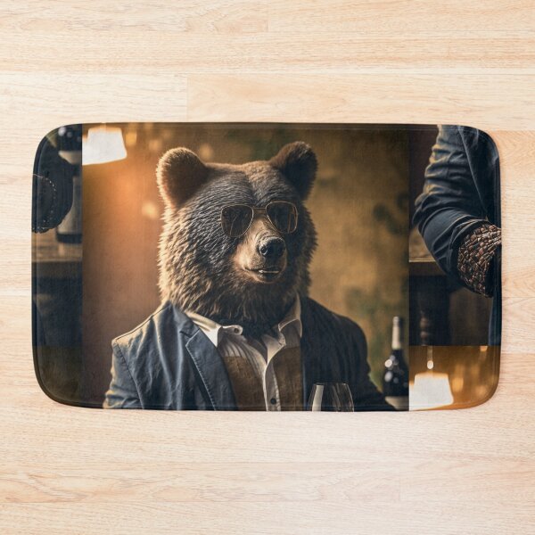 Item preview, Raising a Glass to Corporate Resilience: The Bear's Cheers designed and sold by creative-maxim.