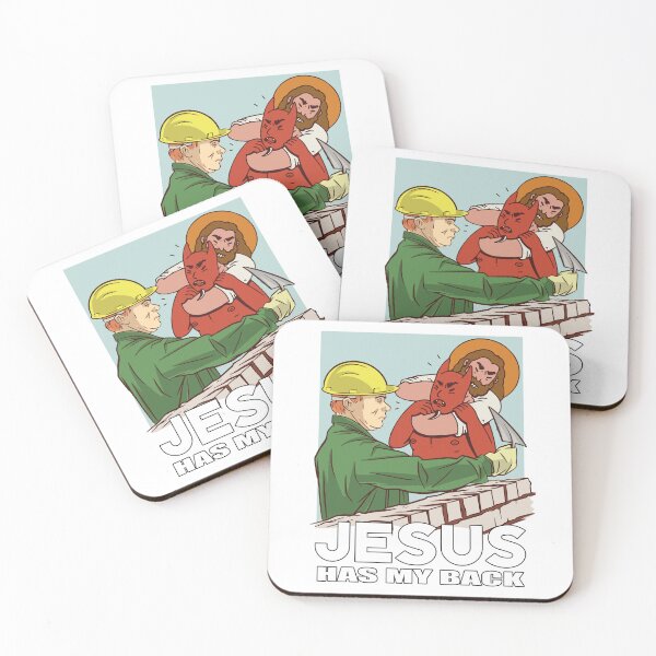 Item preview, Jesus Mason Construction Worker Cartoon designed and sold by MrEddie10.