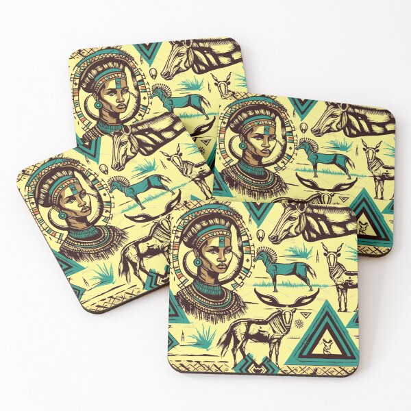 Item preview, African Maasai Ethno designed and sold by WildlifeSafari.