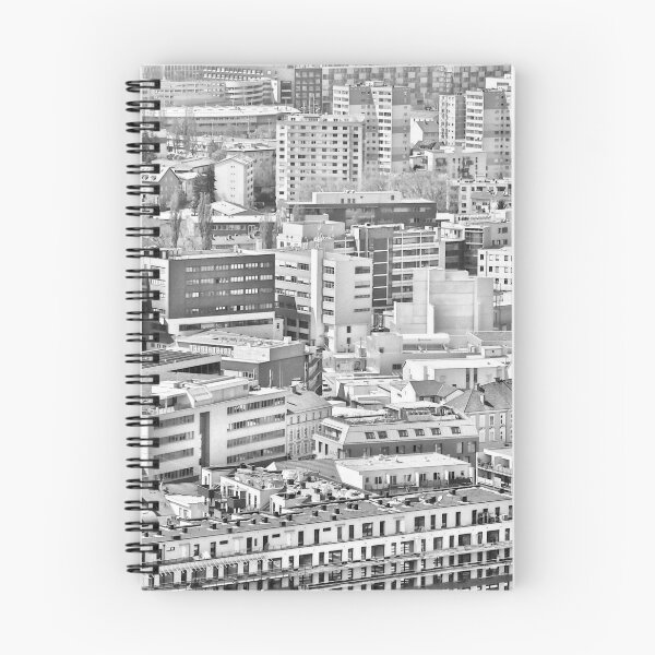 Item preview, Geometric city shapes, Graz, grayscale designed and sold by paulboizot.