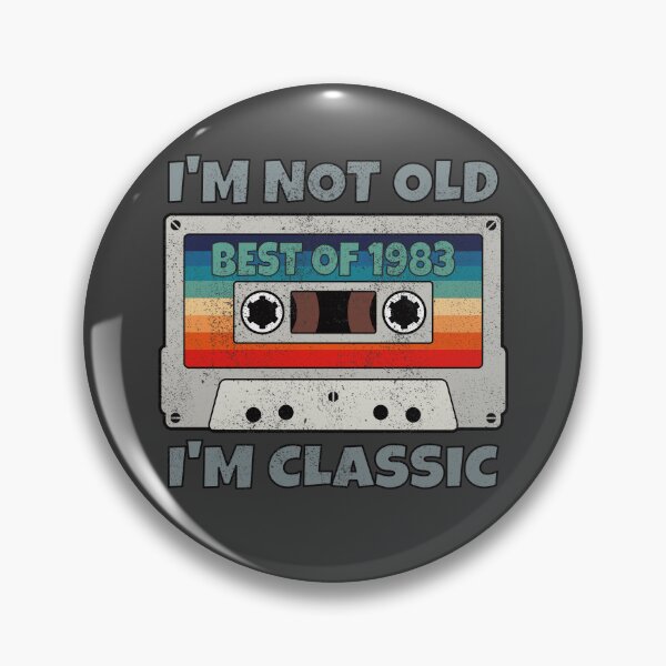 Item preview, I'M NOT OLD I'M CLASSIC BEST OF 1983 RETRO VINTAGE FUNNY DISTRESSED CASSETTE BIRTHDAY GIFT designed and sold by Kipcio.