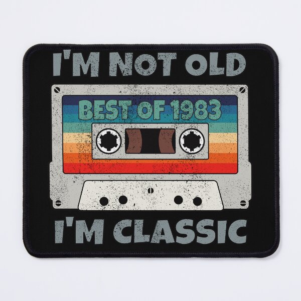 Item preview, I'M NOT OLD I'M CLASSIC BEST OF 1983 RETRO VINTAGE FUNNY DISTRESSED CASSETTE BIRTHDAY GIFT designed and sold by Kipcio.