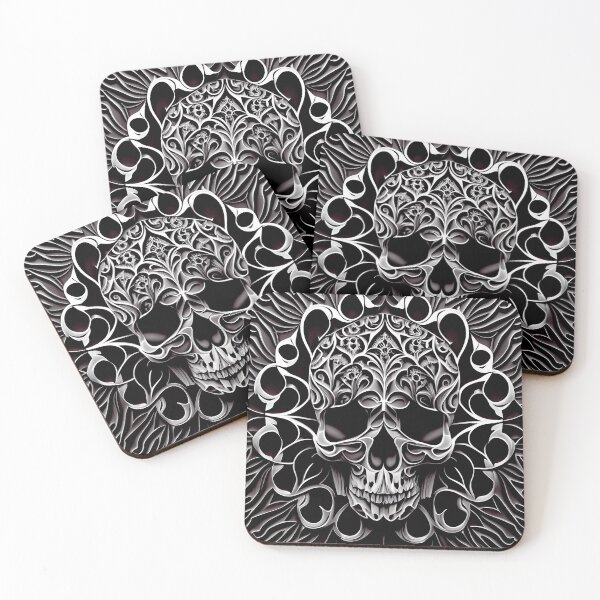 Item preview, Black and white skull design designed and sold by Designs by Sean Z.