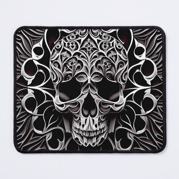 Item preview, Black and white skull design designed and sold by Designs by Sean Z.