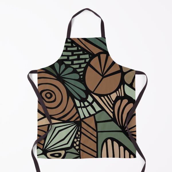 Item preview, abstract organic shapes jungle colors designed and sold by Une Affaire de Filles.