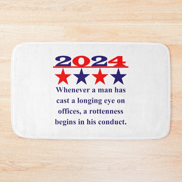 Item preview, Whenever A Man Has Cast - Political Quote designed and sold by CrankyOldDude.