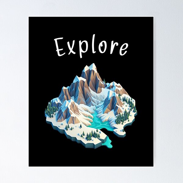 Item preview, 3D Snowy Island designed and sold by NaNaSpaceStore.