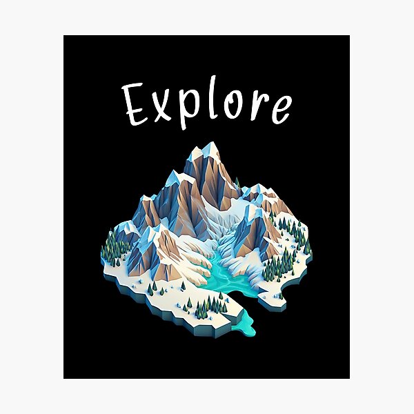 Item preview, 3D Snowy Island designed and sold by NaNaSpaceStore.